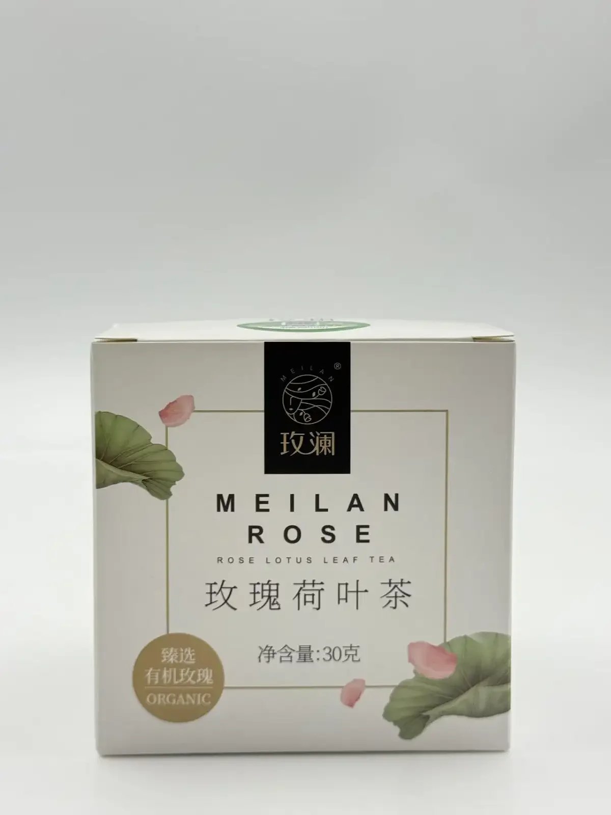 有机玫瑰荷叶茶
